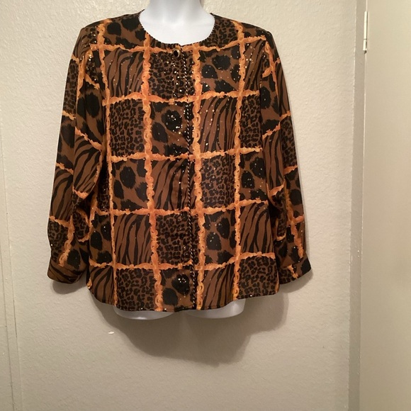 Jordan Animal Print Women's Top 18W - Picture 1 of 6